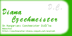 diana czechmeister business card